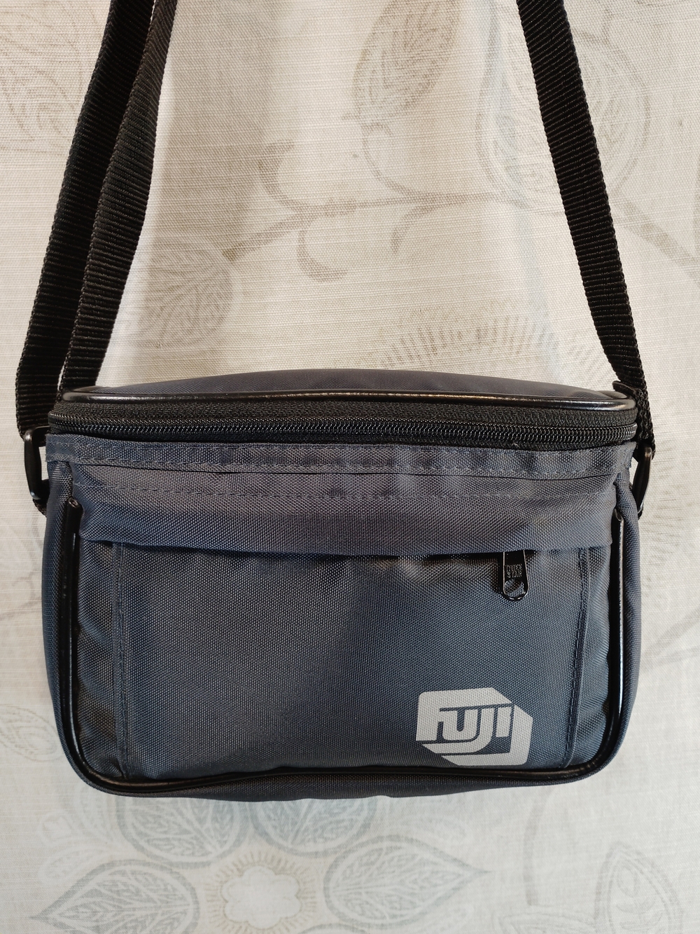 Fuji Blue & Black Messenger/ Camera Bag - Compact Shoulder Bag